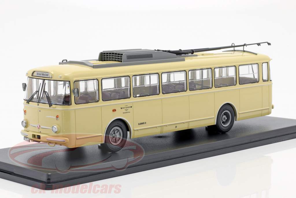 Skoda-9TR O-Bus Eberswalde beige 1:43 Premium ClassiXXs