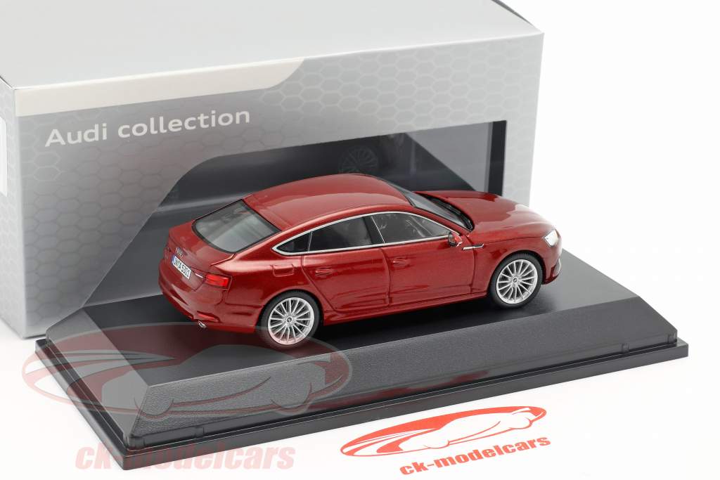 Audi A5 Sportback 築 2017 マタドール 赤 1:43 Spark