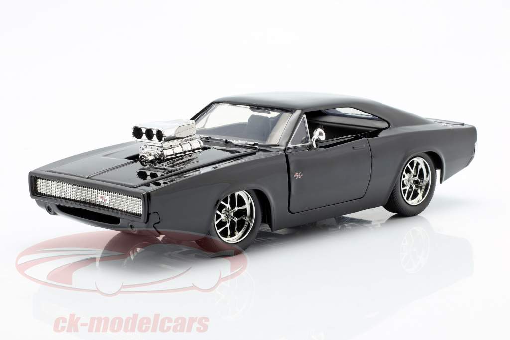 Dodge Charger R/T Year 1970 Fast and Furious 7 2015 black 1:24 Jada Toys