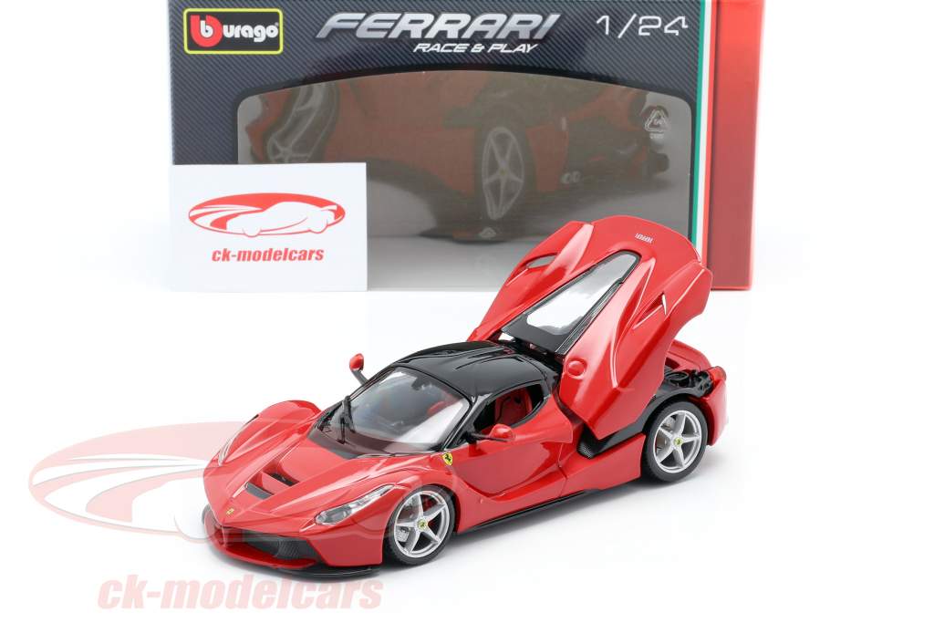 Ferrari LaFerrari rød / sort 1:24 Bburago