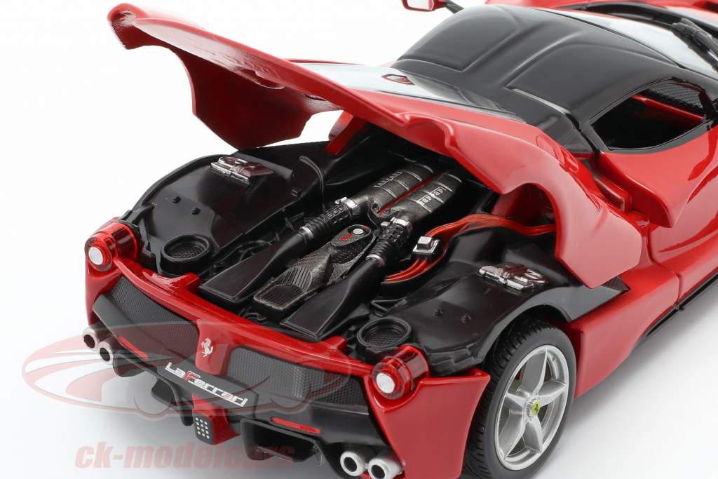 Ferrari LaFerrari vermelho / preto 1:24 Bburago