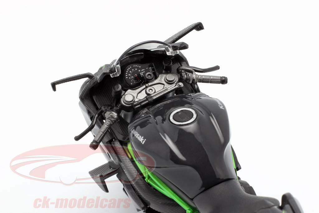 Kawasaki Ninja H2R zwart / donkergrijs / groen 1:12 Maisto