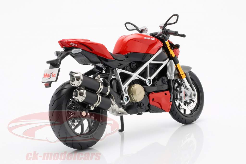 Ducati mod. Streetfighter S rojo / negro 1:12 Maisto