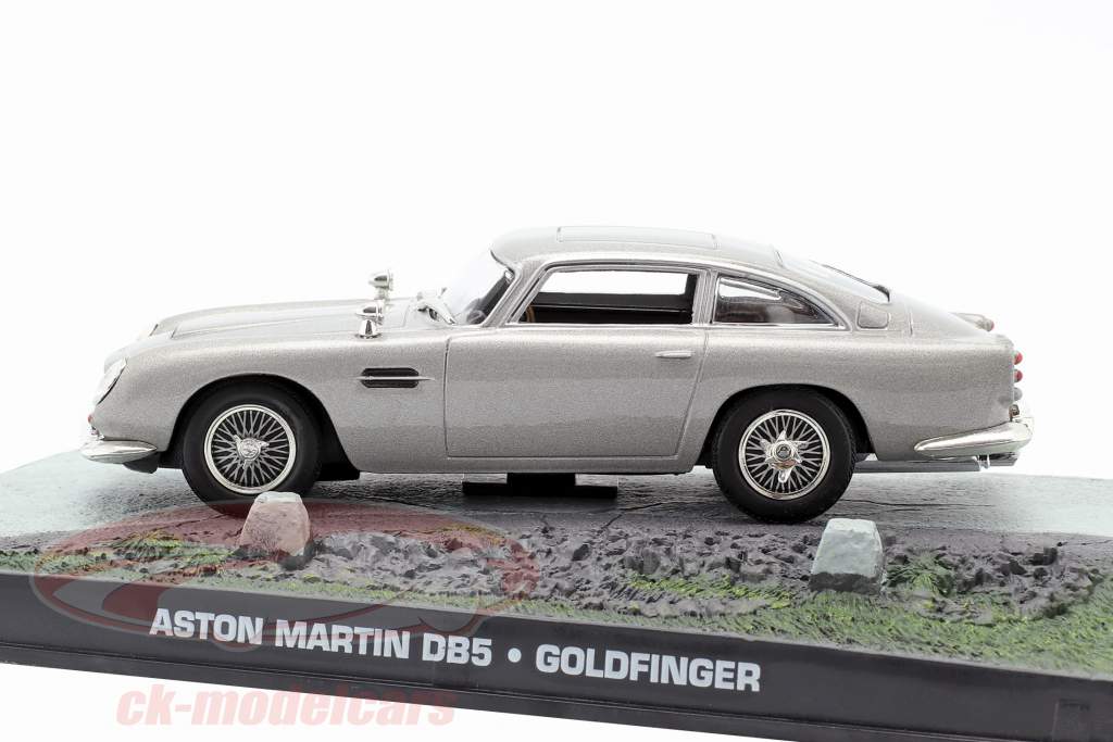 Aston Martin DB5 James Bond Movie Car Goldfinger silber 1:43 Ixo
