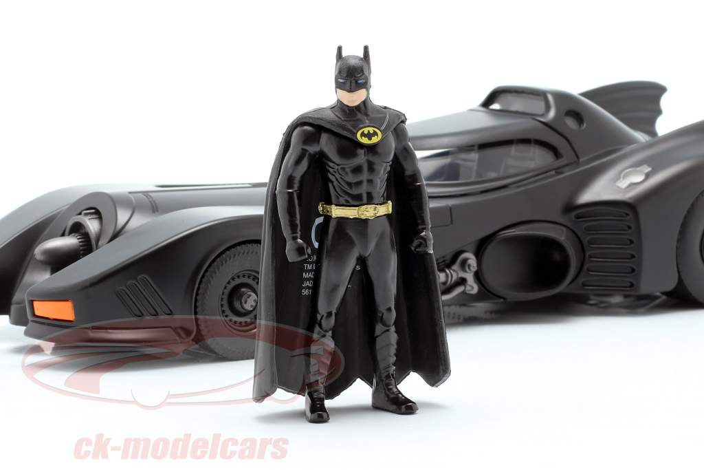 Batmobile met Batman figuur film Batman 1989 1:24 Jada Toys