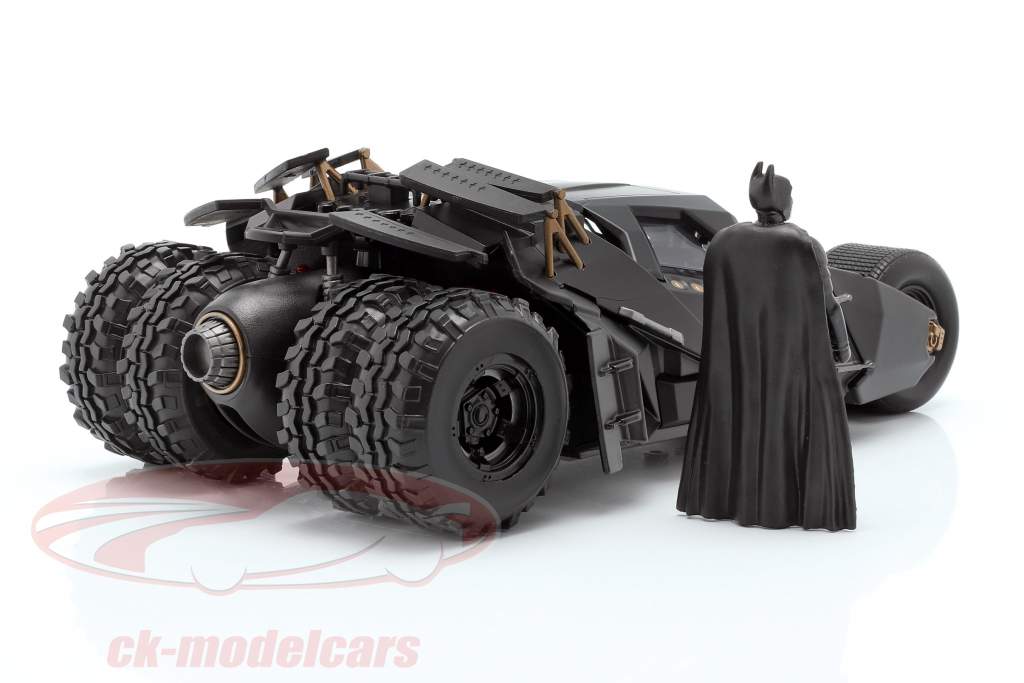 Batmobile med Batman figur film The Dark Knight 2008 1:24 Jada Toys