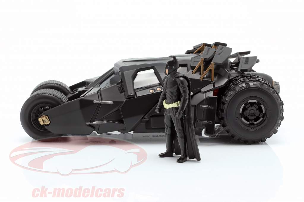 Batmobile avec Batman figure film The Dark Knight 2008 1:24 Jada Toys
