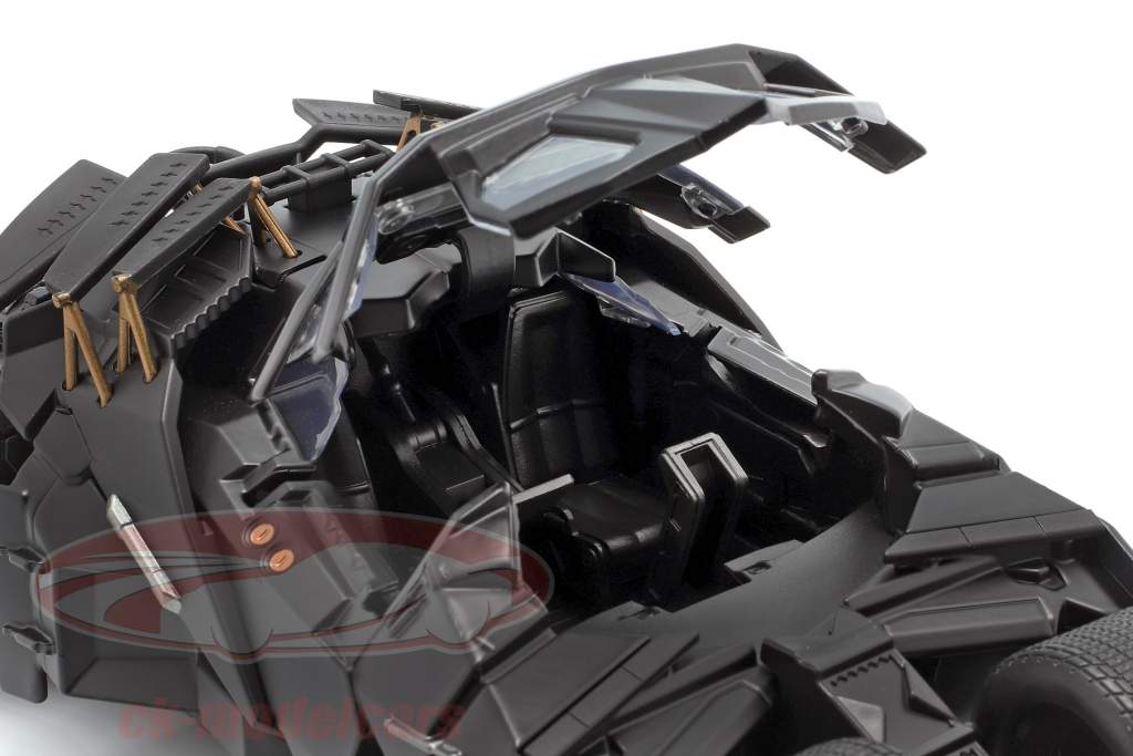 Batmobile com ordenança figura filme The Dark Knight 2008 1:24 Jada Toys