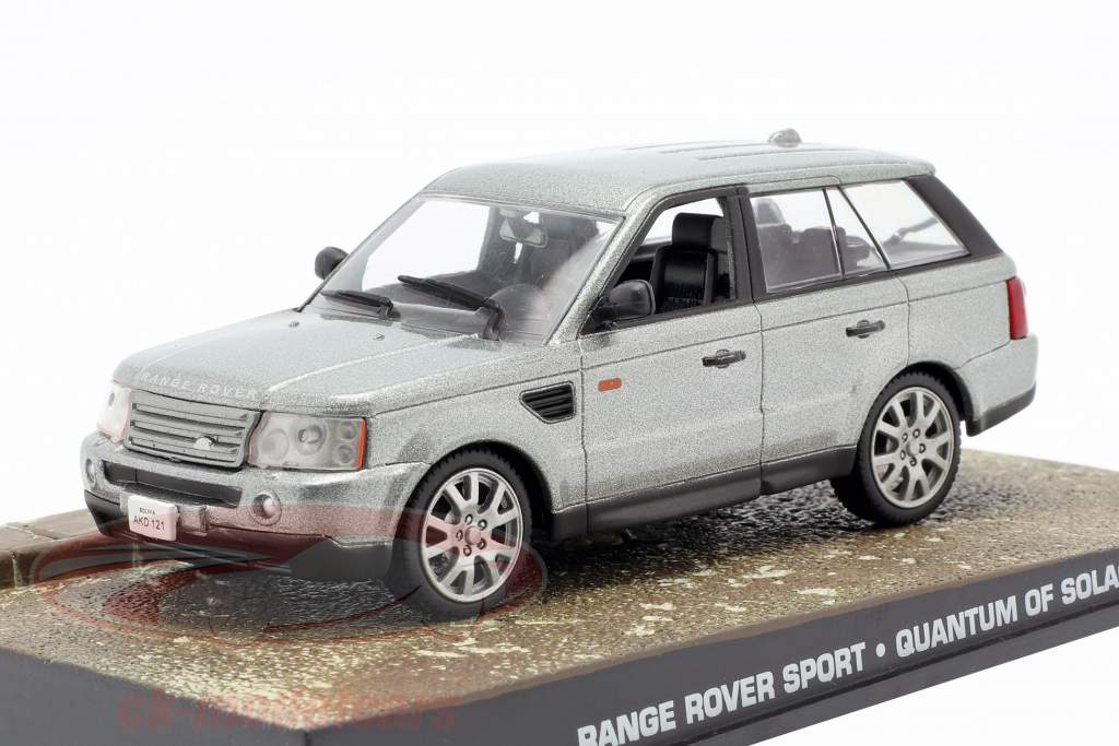 Range Rover Sport Car James Bond Movie Quantum of Solace silver 1:43 Ixo