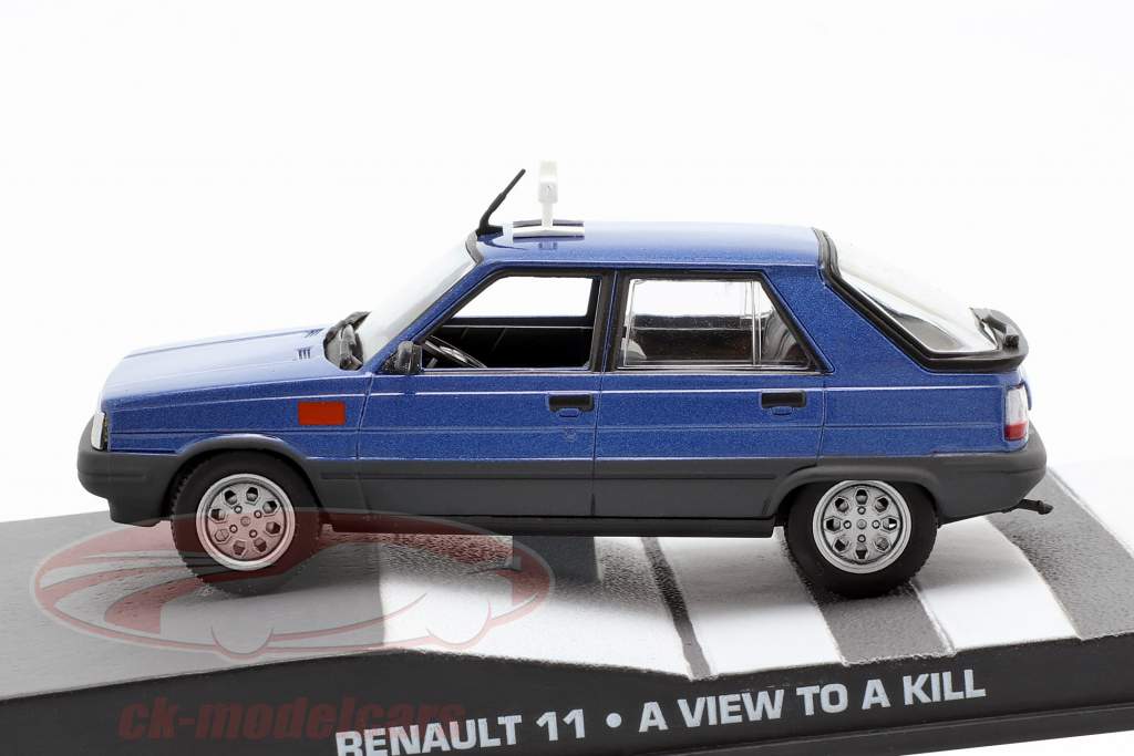 Renault 11 James Bond Movie Car Im Angesicht des Todes blau 1:43 Ixo