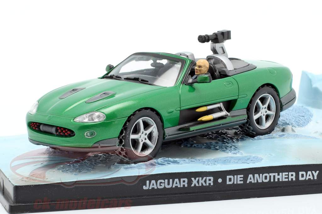 Jaguar XKR película de James Bond Die Another Day Green Car 1:43 Ixo