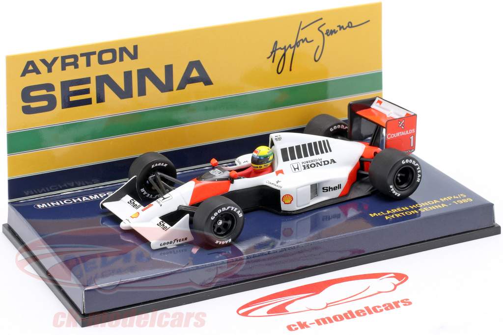 Ayrton Senna McLaren MP4/5 #1 formula 1 1989 1:43 Minichamps