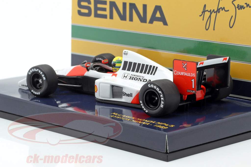 Ayrton Senna McLaren MP4/5 #1 formula 1 1989 1:43 Minichamps