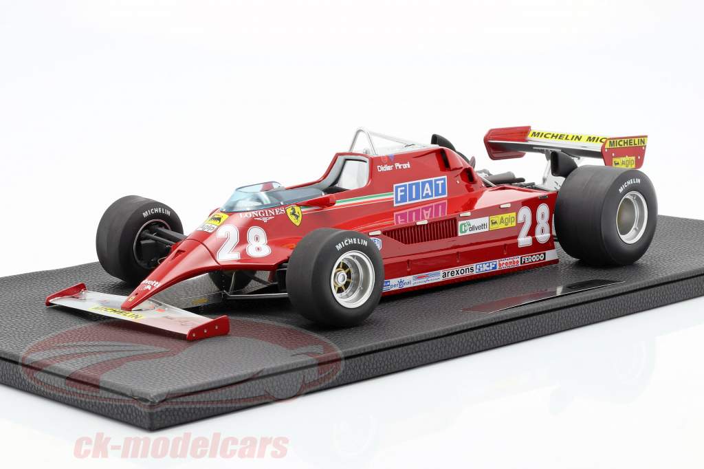 Didier Pironi Ferrari 126CK #28 Formel 1 1981 1:12 GP Replicas