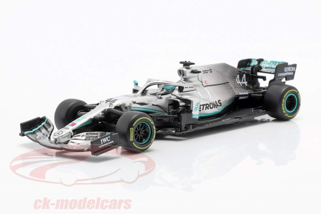 L. Hamilton Mercedes-AMG F1 W10 EQ #44 формула 1 чемпион мира 2019 1:43 Bburago