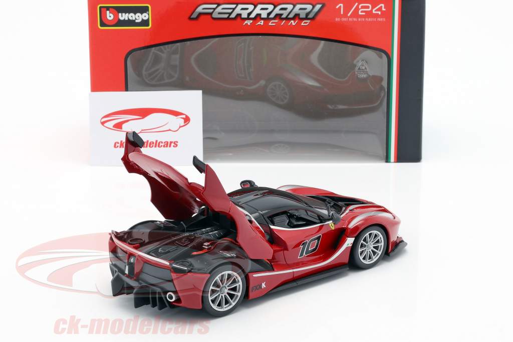 Bburago 1:24 Ferrari FXX-K #10 red 18-26301R model car 18-26301R  4893993263011