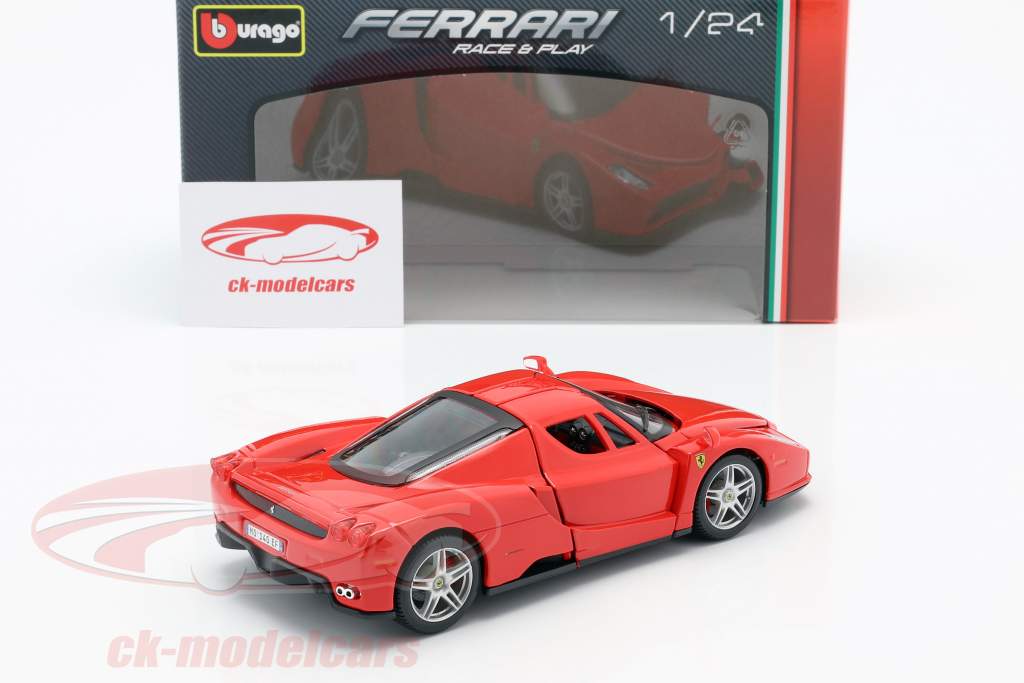 Ferrari Enzo bouwjaar 2002-2004 rood 1:24 Bburago