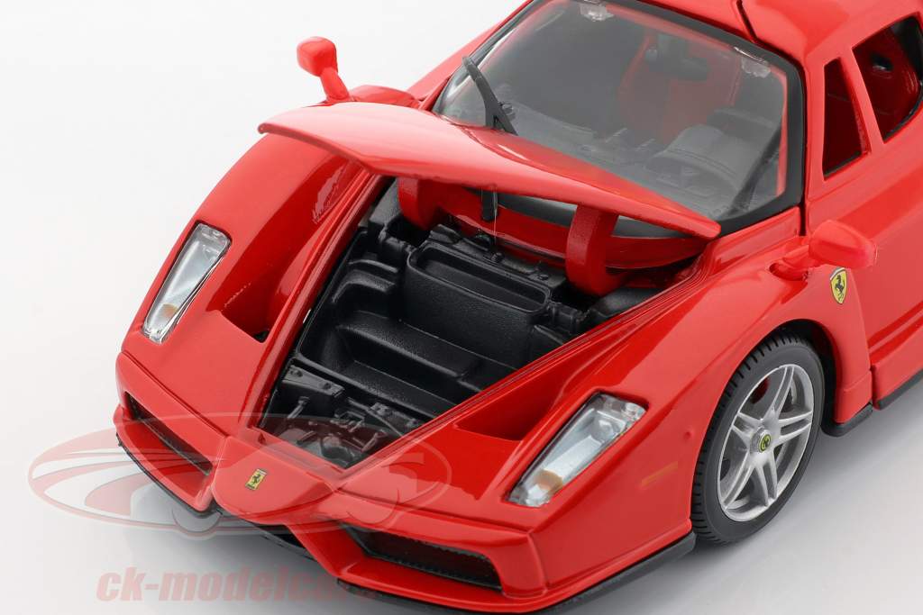 Minimaal Naschrift Inloggegevens Bburago 1:24 Ferrari Enzo bouwjaar 2002-2004 rood 18-26006 model auto  18-26006 4893993260065
