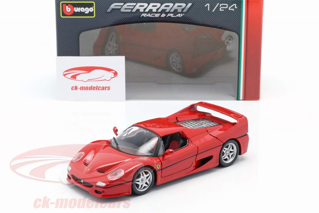 Ferrari F50 vermelho 1:24 Bburago