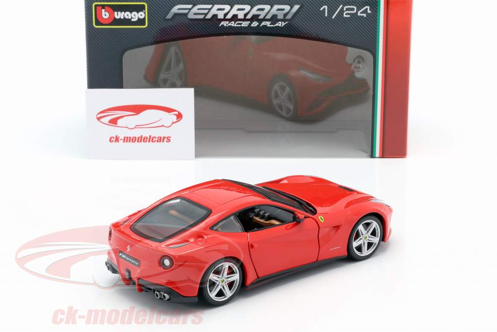 Bburago 1:24 Ferrari F12 Berlinetta 赤 18-26007 モデル 車 18-26007  