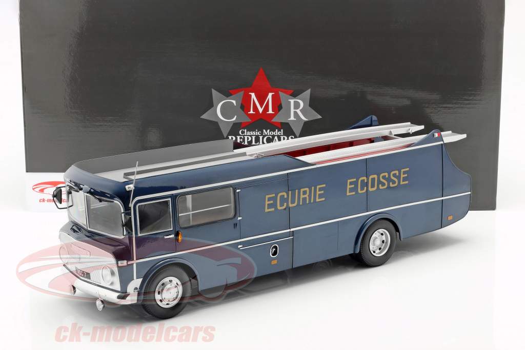 Commer TS3 Truck 团队 运输者 Ecurie Ecosse 1959 蓝色的 金属的 1:18 CMR