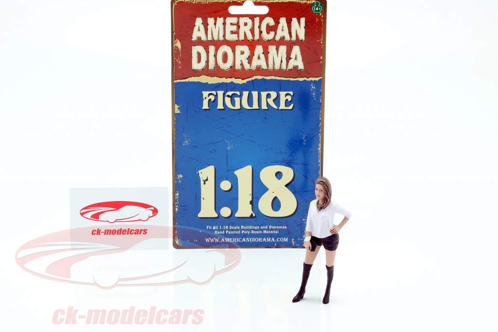 Partygängerin Figur #7 1:18 American Diorama