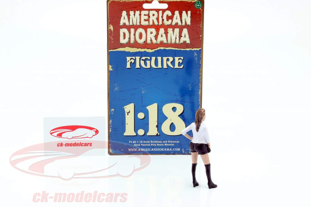 Partygängerin Figur #7 1:18 American Diorama