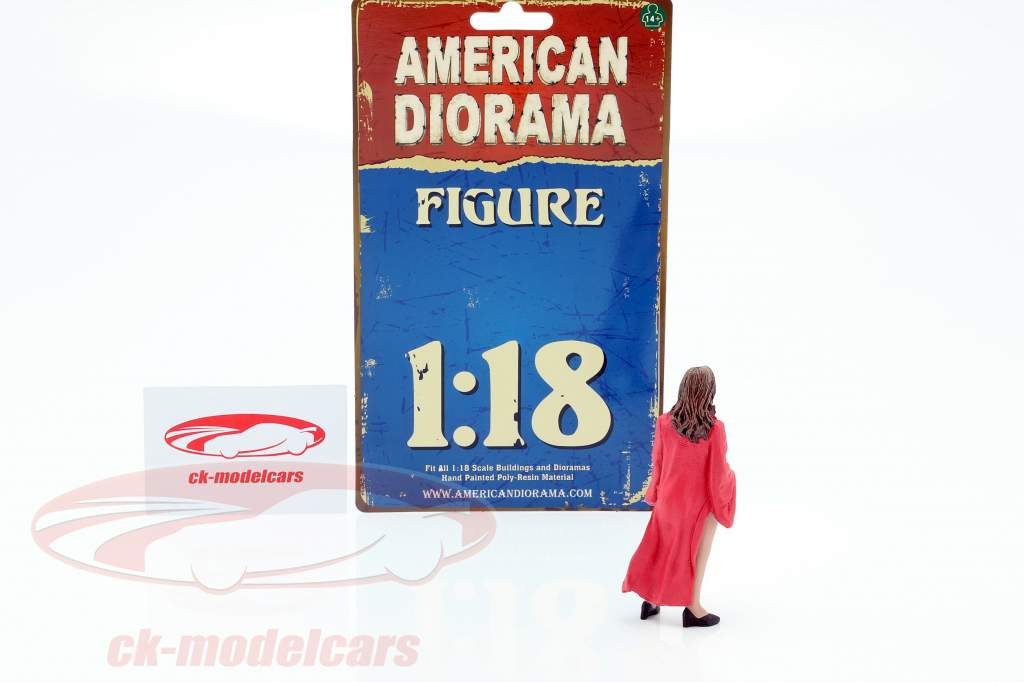 Partygängerin Figur #8 1:18 American Diorama