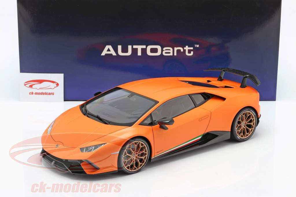 Lamborghini Huracan Performante Bouwjaar 2017 anthaeus oranje 1:12 AUTOart