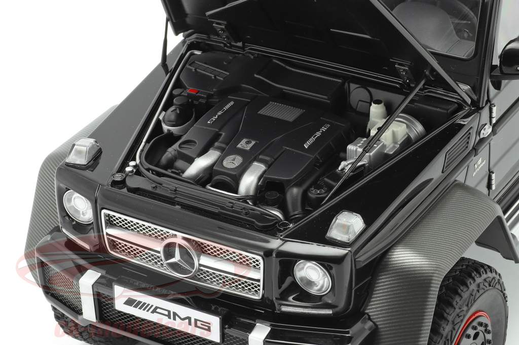 Mercedes-Benz G63 AMG 6x6 建設年 2013 艶 黒人 1:18 AUTOart