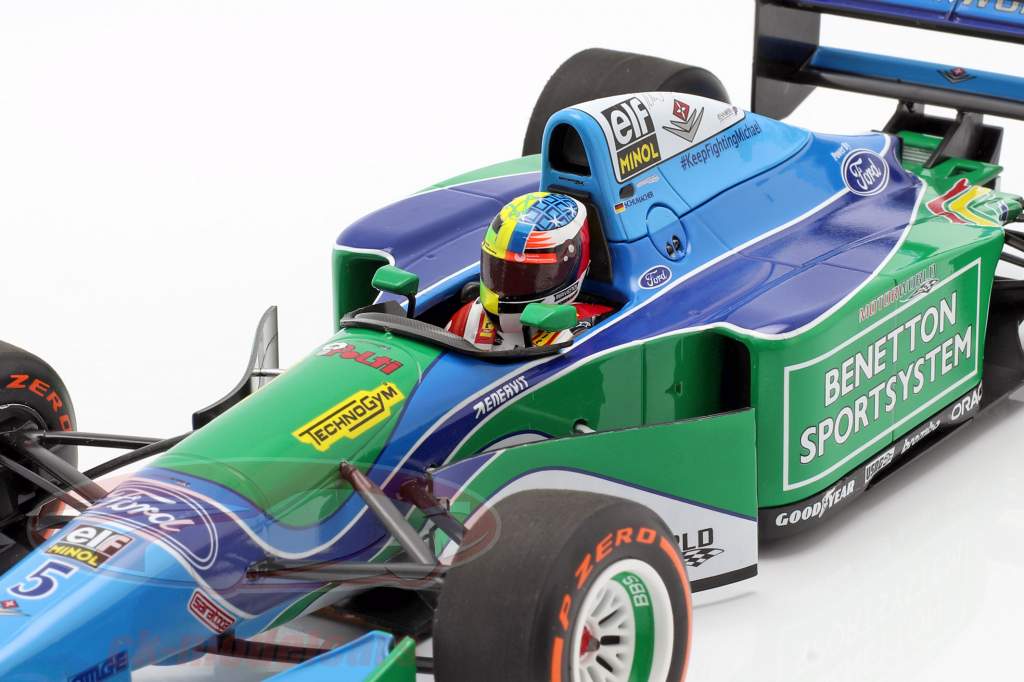 Mick Schumacher Benetton B194 #5 Demo Run GP Spa 配方 1 2017 1:18 Minichamps