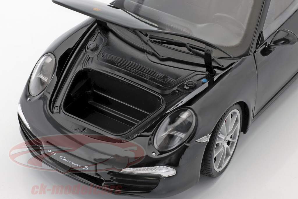 Porsche 911 (991) Carrera S 年 2011 黒 1:18 Welly