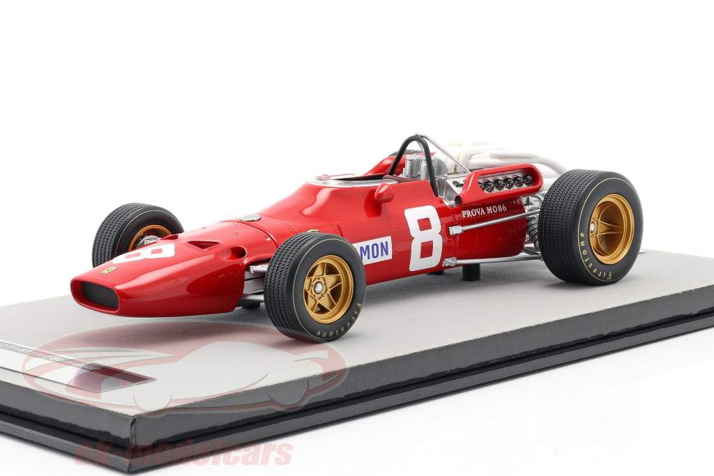 Chris Amon Ferrari 312/67 #8 3ro Aleman GP Formula 1 1967 1:18 Tecnomodel
