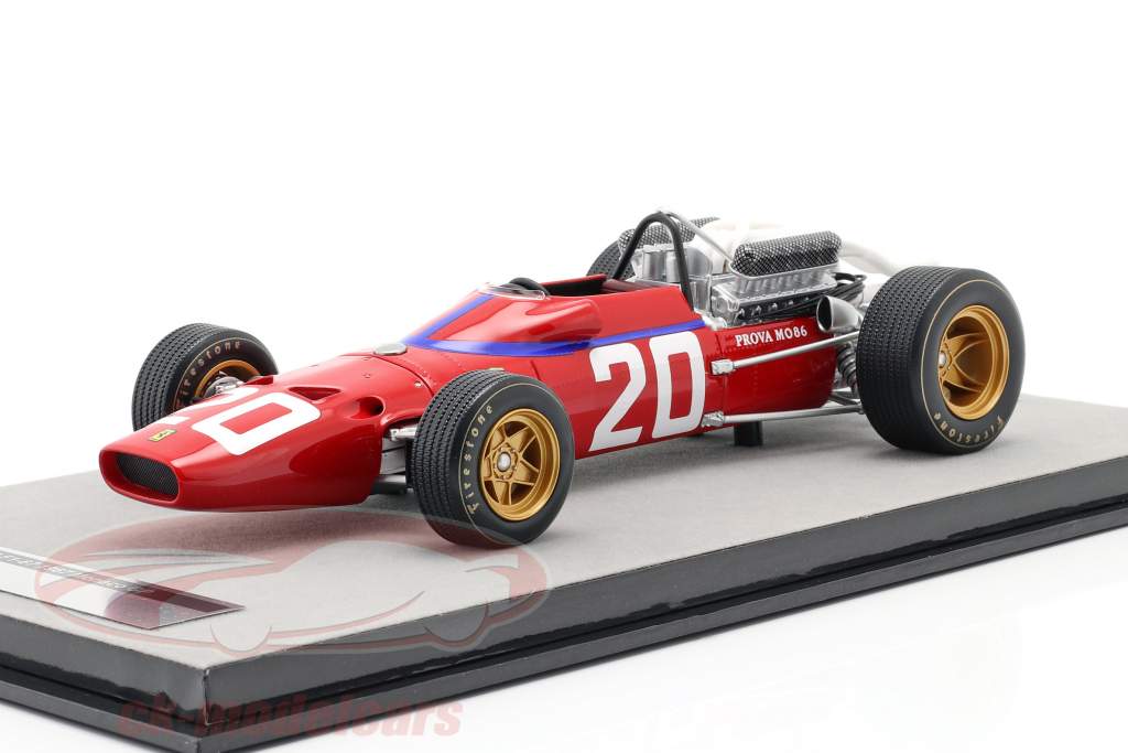 Chris Amon Ferrari 312/67 #20 3e Monaco GP Formule 1 1967 1:18 Tecnomodel