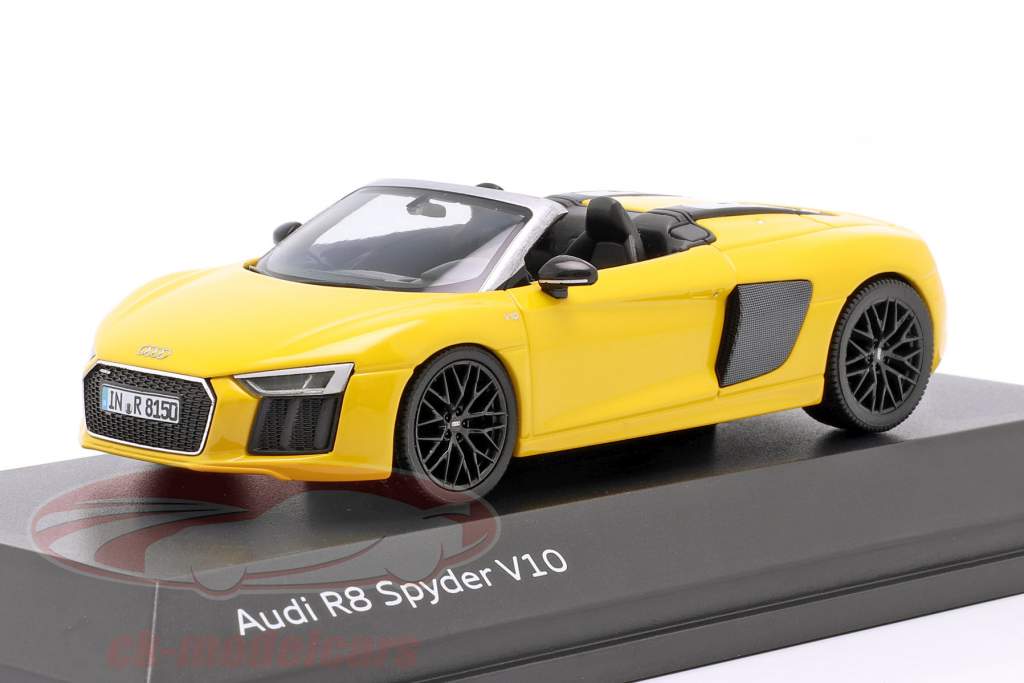 Audi R8 Spyder V10 vegas geel 1:43 Herpa