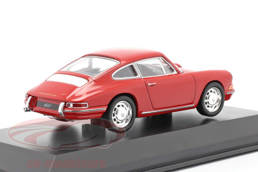 Porsche 911 (901 Nr. 57) Année de construction 1964 rouge 1:43 Welly
