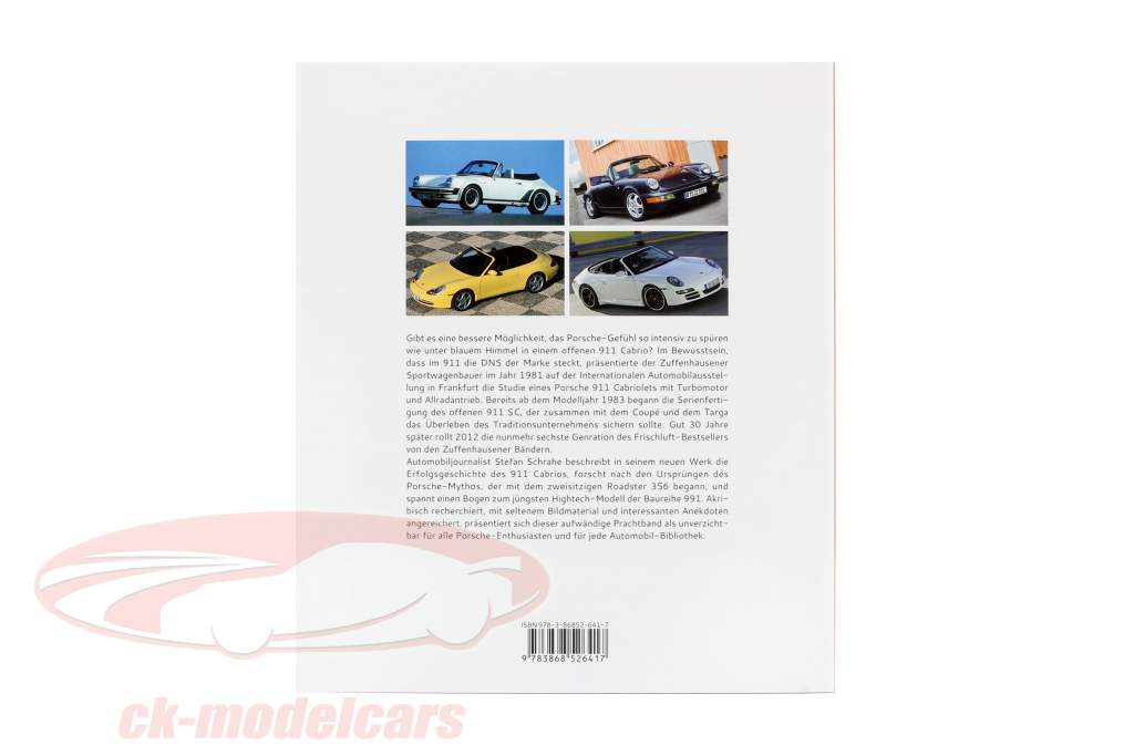 bog: Porsche 911 Cabrio - historie udvikling, modeller / af Stefan Schrahe