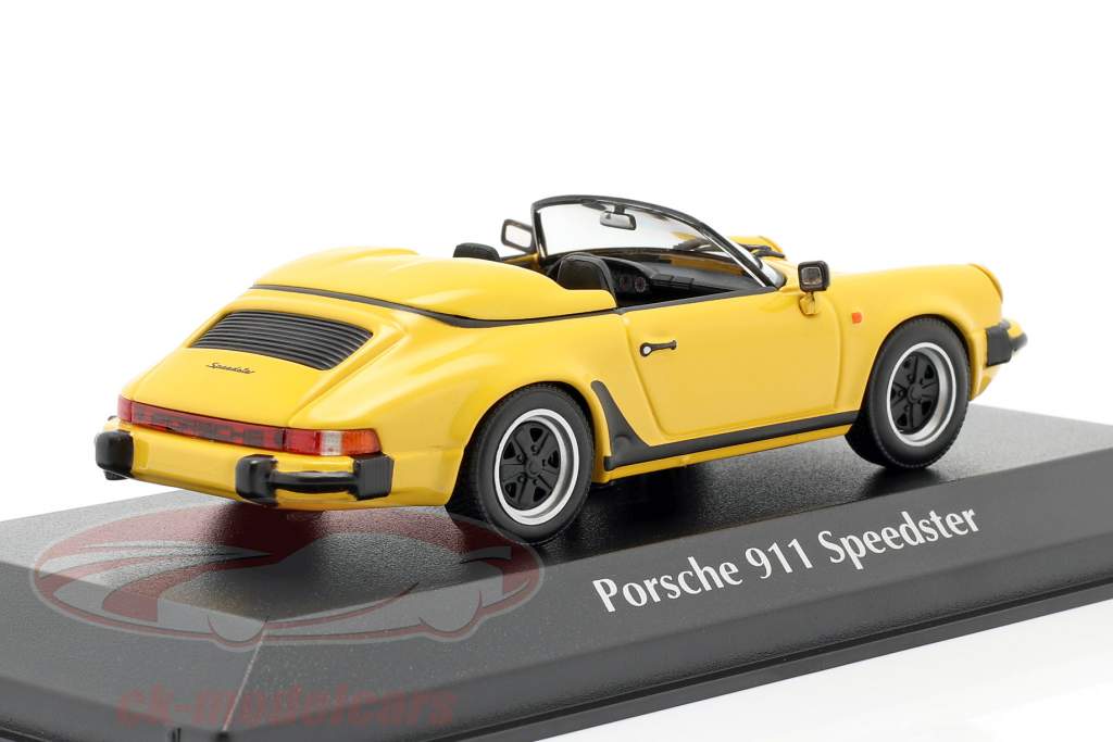 Porsche 911 Speedster year 1988 yellow 1:43 Minichamps