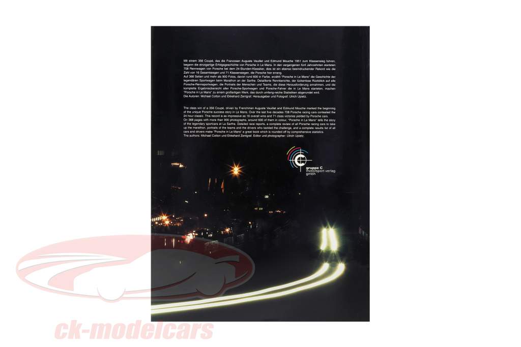 Book: Porsche in LeMans - The complete success story since 1951