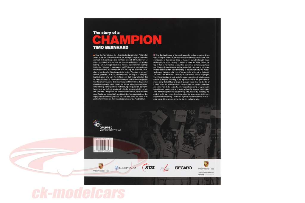 Boek: Timo Bernhard - De verhaal van een kampioen