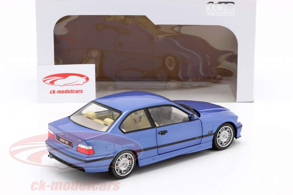BMW M3 Coupe (E36) Année de construction 1990 estoril bleu 1:18 Solido