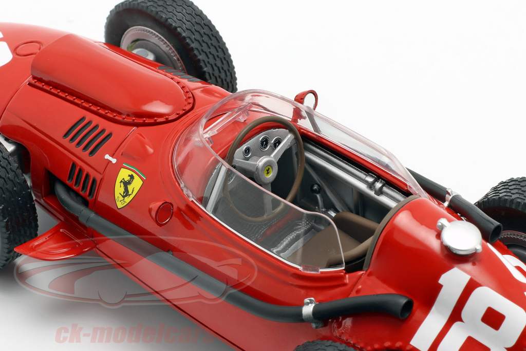 Phil Hill Ferrari Dino 246 #18 3e Italien GP Formule 1 1958 1:18 CMR