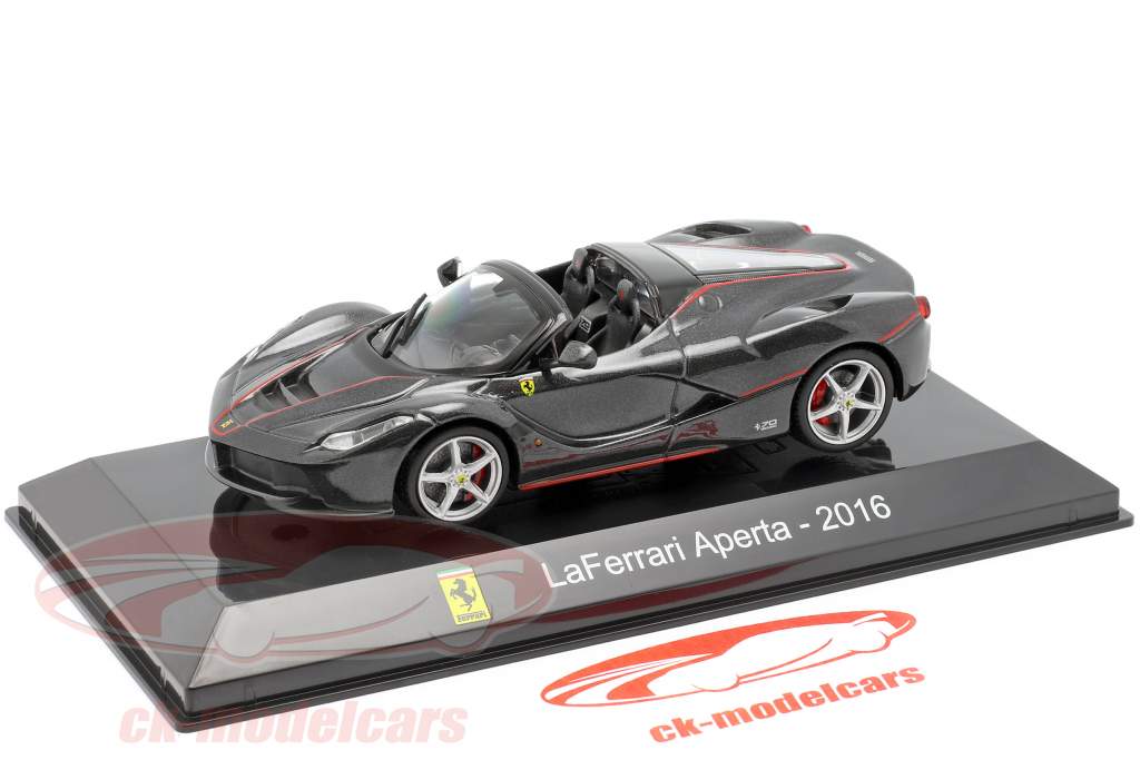 Ferrari LaFerrari Aperta Bouwjaar 2016 zwart 1:43 Altaya