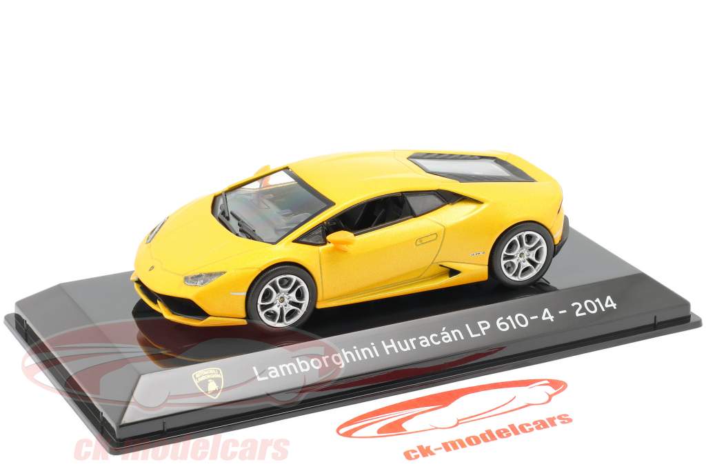 Lamborghini Huracan LP610-4 建設年 2014 黄色い メタリック 1:43 Altaya