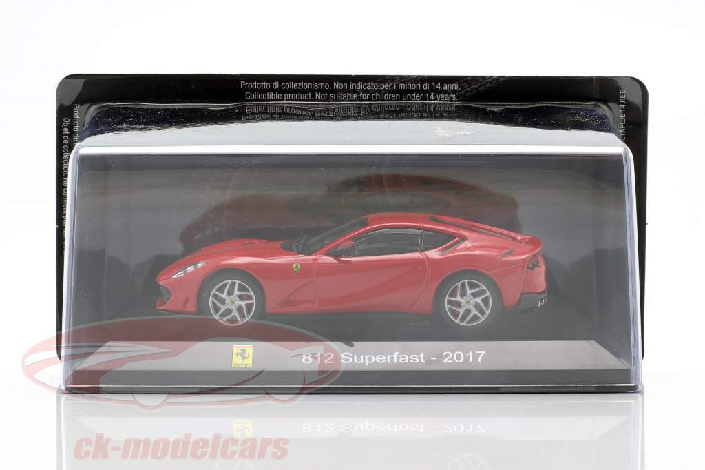 Ferrari 812 Superfast Год постройки 2017 красный 1:43 Altaya