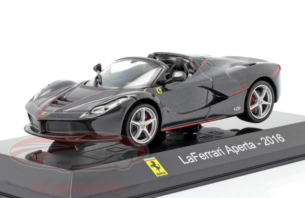 Ferrari LaFerrari Aperta year 2016 black 1:43 Altaya