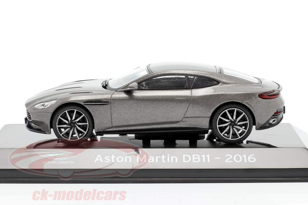 Aston Martin DB11 Año de construcción 2016 gris metálico 1:43 Altaya