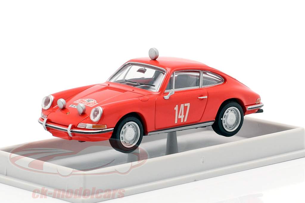 Porsche 911 #147 rally Monte Carlo 1965 1:87 Brekina