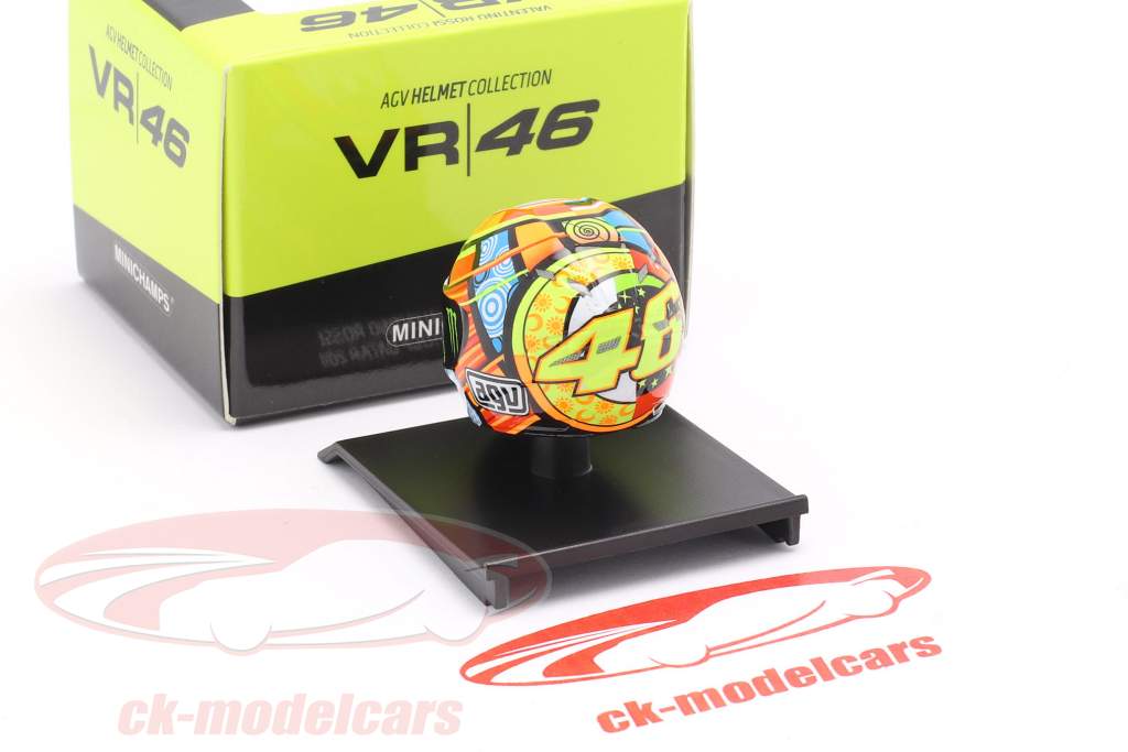 Valentino Rossi MotoGP カタール 2011 AGV ヘルメット 1:10 Minichamps
