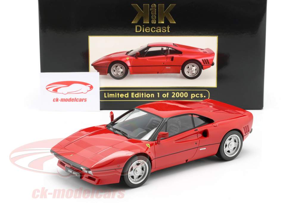Kk Scale 1 18 Ferrari 288 Gto Year 1984 Red Kkdc180411 Model Car Kkdc180411